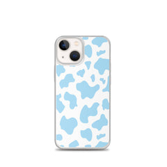 Blue Moo Moo Clear Case