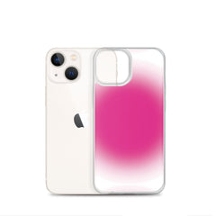 Pink Aura Clear Case