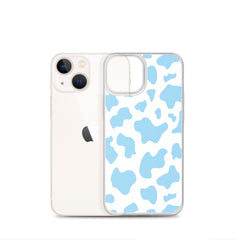 Blue Moo Moo Clear Case