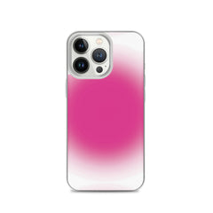 Pink Aura Clear Case