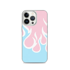 Inverted Flames Clear Case