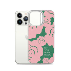 Let Your Heart Bloom Clear Case