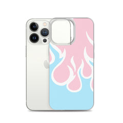 Inverted Flames Clear Case