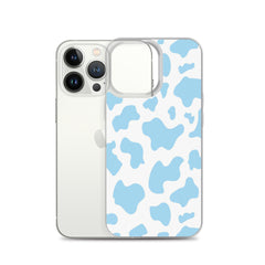 Blue Moo Moo Clear Case