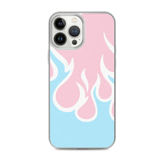 Inverted Flames Clear Case