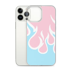 Inverted Flames Clear Case