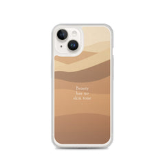 Beauty's Skin Tone Clear Case