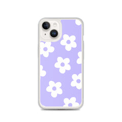 Purple Bloom Clear Case