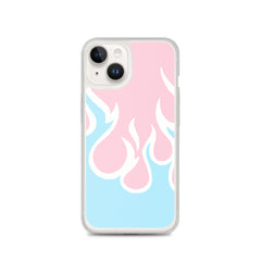 Inverted Flames Clear Case