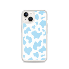 Blue Moo Moo Clear Case