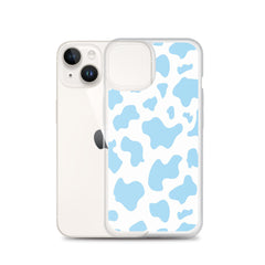 Blue Moo Moo Clear Case