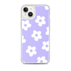 Purple Bloom Clear Case