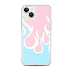 Inverted Flames Clear Case