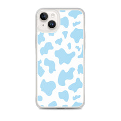 Blue Moo Moo Clear Case