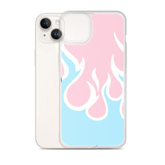 Inverted Flames Clear Case