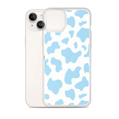 Blue Moo Moo Clear Case