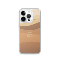 Beauty's Skin Tone Clear Case