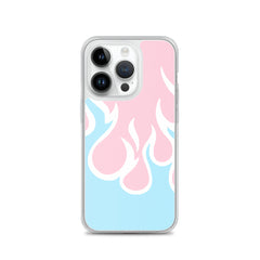 Inverted Flames Clear Case