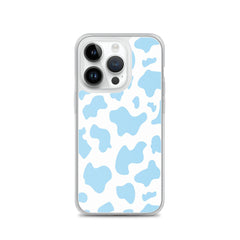 Blue Moo Moo Clear Case