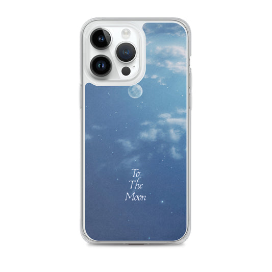 To The Moon Clear Case