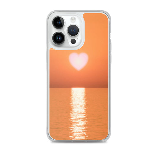 Love Sunset Clear Case