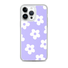 Purple Bloom Clear Case