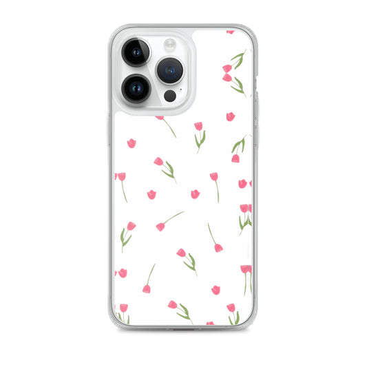 Cute Roses Clear Case