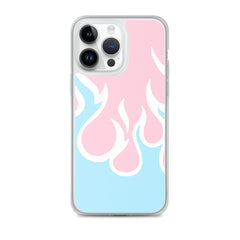 Inverted Flames Clear Case