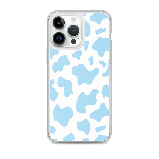 Blue Moo Moo Clear Case