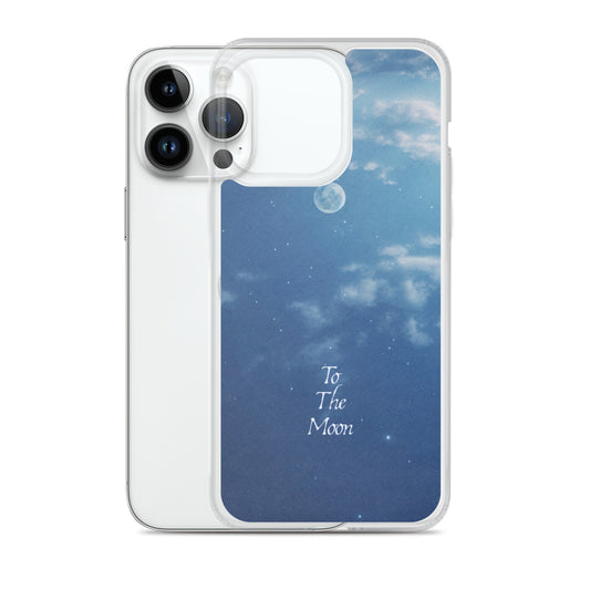 To The Moon Clear Case