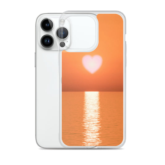 Love Sunset Clear Case