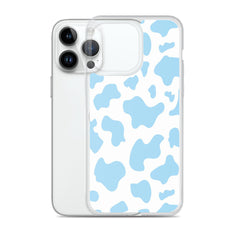 Blue Moo Moo Clear Case