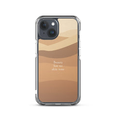 Beauty's Skin Tone Clear Case