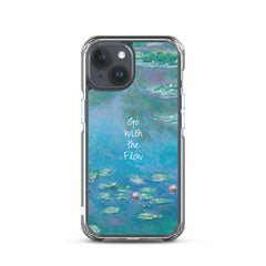 Go With The Flow Clear Case