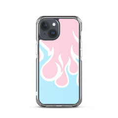 Inverted Flames Clear Case