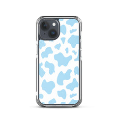 Blue Moo Moo Clear Case