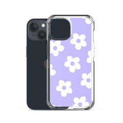 Purple Bloom Clear Case