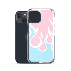 Inverted Flames Clear Case