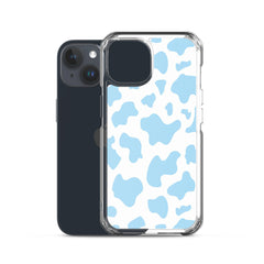 Blue Moo Moo Clear Case