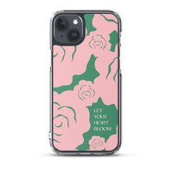 Let Your Heart Bloom Clear Case