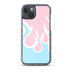 Inverted Flames Clear Case