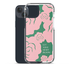 Let Your Heart Bloom Clear Case