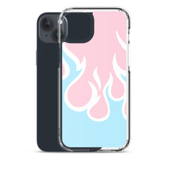 Inverted Flames Clear Case