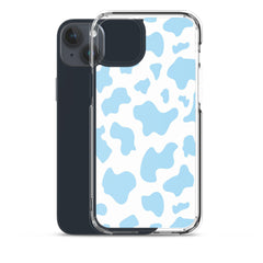 Blue Moo Moo Clear Case