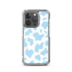 Blue Moo Moo Clear Case