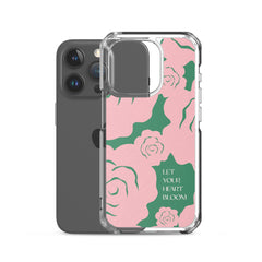 Let Your Heart Bloom Clear Case