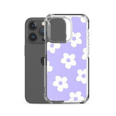 Purple Bloom Clear Case