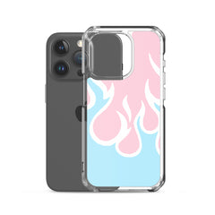 Inverted Flames Clear Case