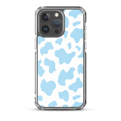 Blue Moo Moo Clear Case