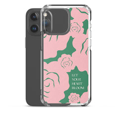 Let Your Heart Bloom Clear Case